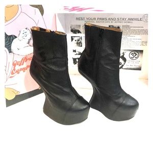 Jeffrey Campbell Moonover Python bootie